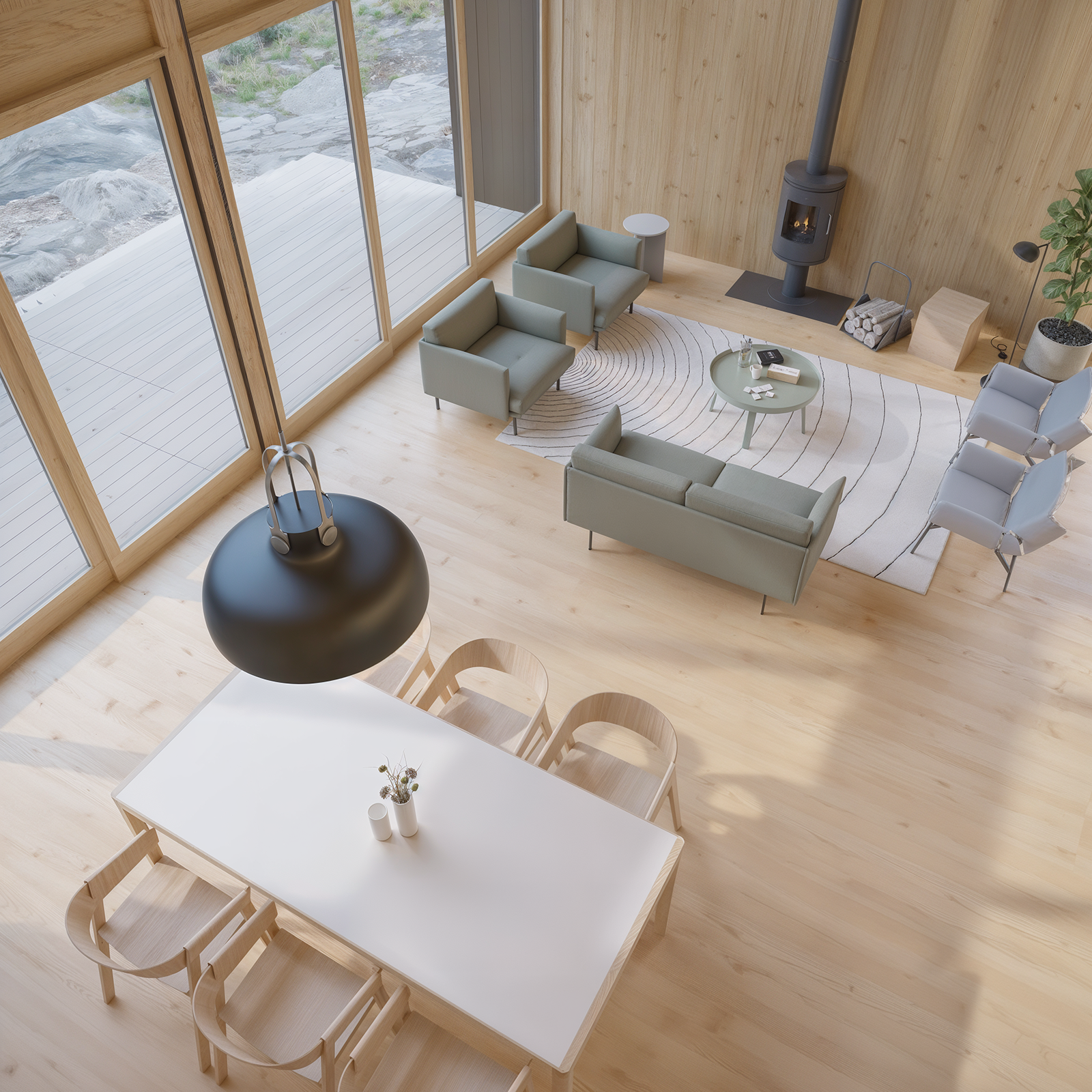 Modern Alpine Family view 1