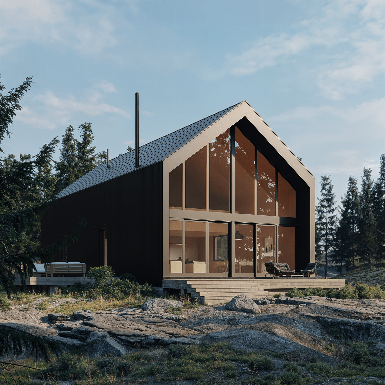 Modern Alpine Family view 4