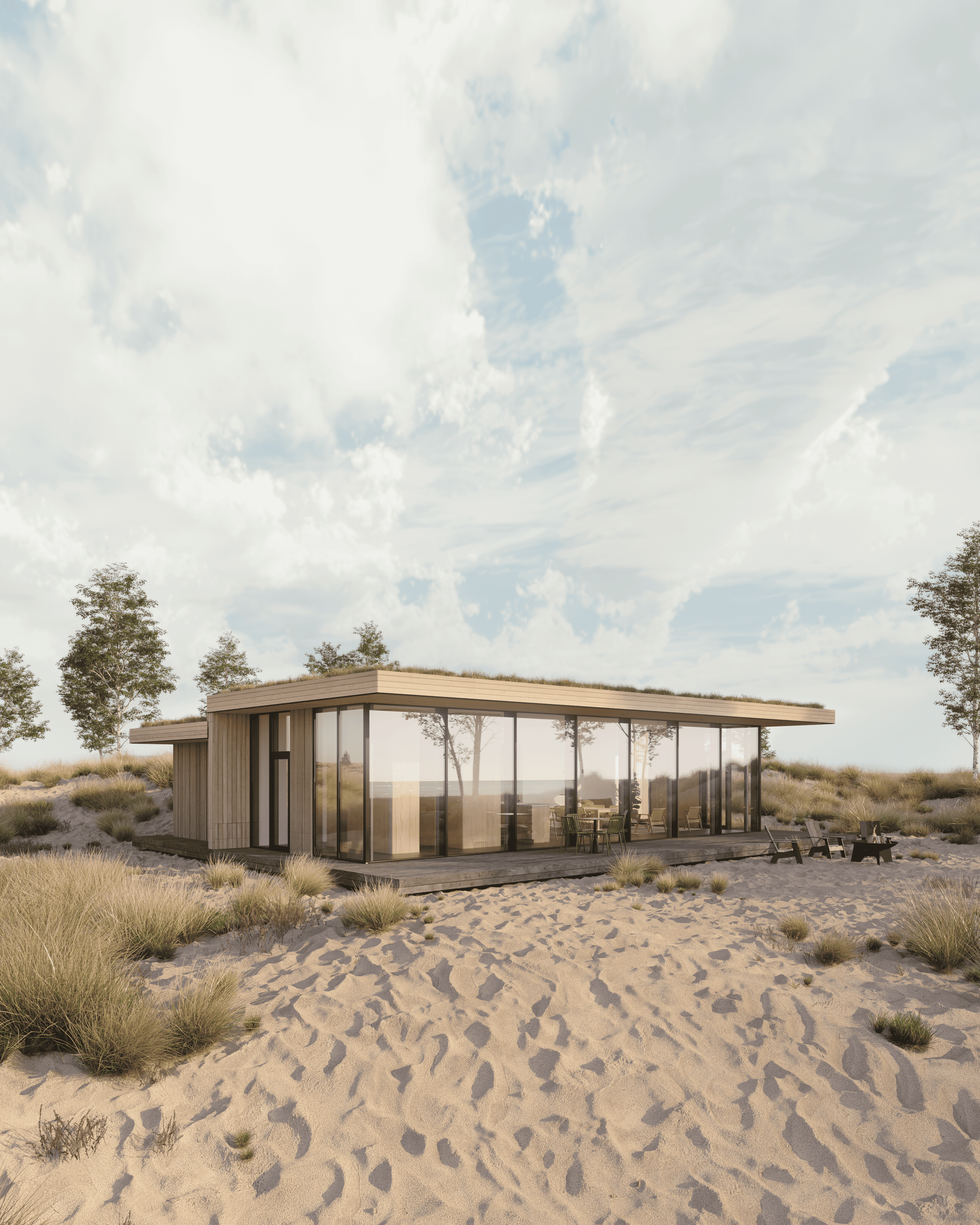 Linear House Family view 9