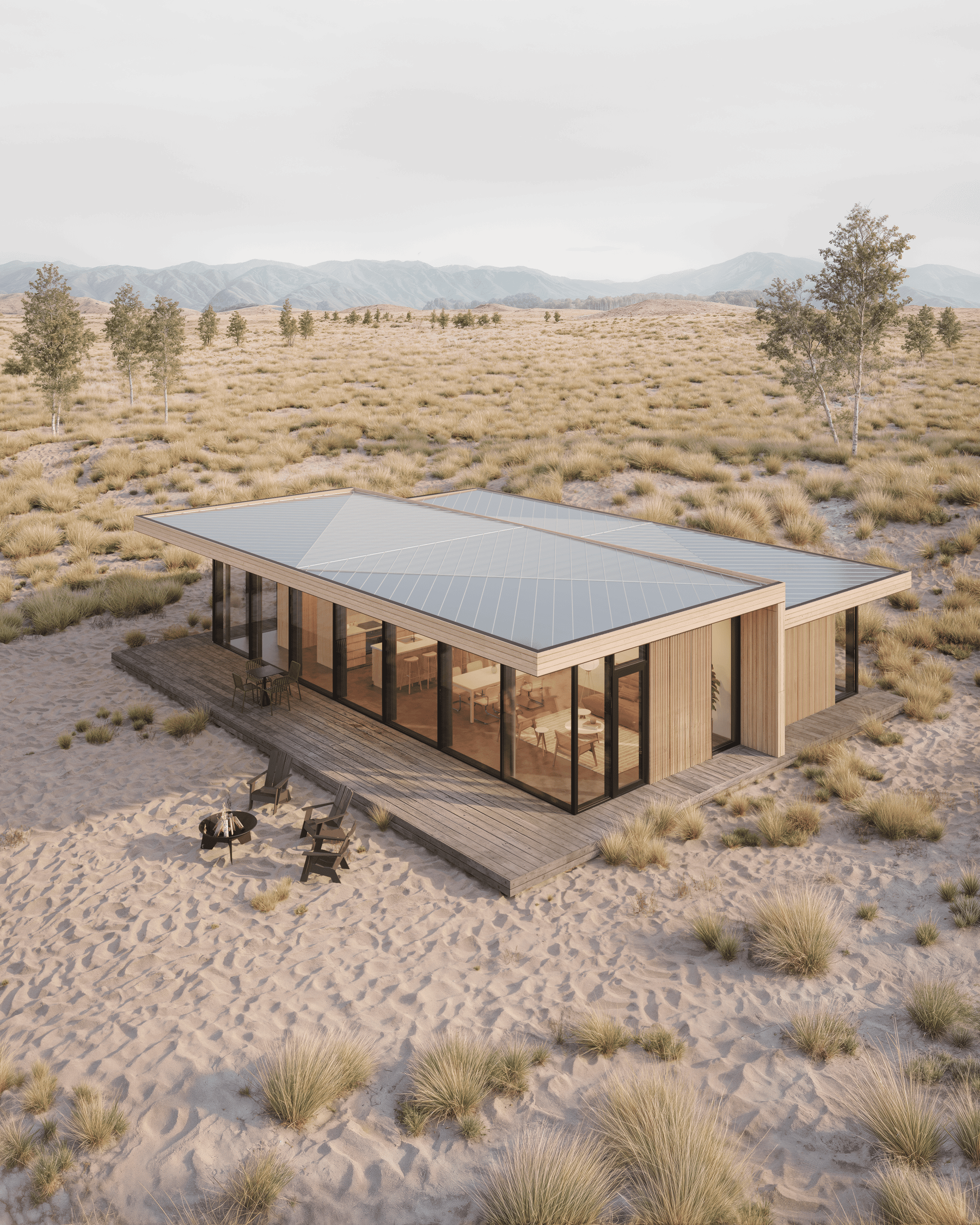 Linear House Family view 13